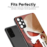 Red Skull Glass Case for Realme C21Y