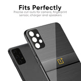 Grey Metallic Glass Case For Oneplus 12