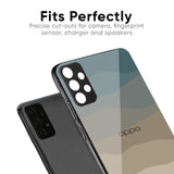 Abstract Mountain Pattern Glass Case for Oppo F19 Pro