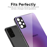 Ultraviolet Gradient Glass Case for Oppo A58 5G