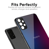Mix Gradient Shade Glass Case For Oppo A74