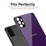 Dark Purple Glass Case for Oppo Reno8 Pro 5G