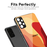 Magma Color Pattern Glass Case for OPPO A77s