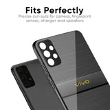 Grey Metallic Glass Case For Vivo V29 5G