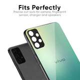 Dusty Green Glass Case for Vivo V27 5G