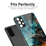 Golden Splash Glass Case for Mi 11T Pro 5G