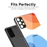 Wavy Color Pattern Glass Case for Mi 11i HyperCharge