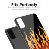 Fire Flame Glass Case for Samsung Galaxy A50s