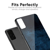 Dark Blue Grunge Glass Case for Huawei P40 Pro
