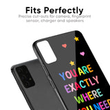 Magical Words Glass Case for Xiaomi Redmi Note 8 Pro