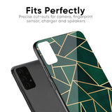 Abstract Green Glass Case For Oppo Reno 3