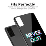 Never Quit Glass Case For Samsung Galaxy A70