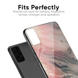 Pink And Grey Marble Glass Case For Samsung Galaxy Note 9