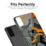 Camouflage Orange Glass Case For Xiaomi Mi 10