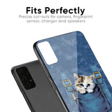 Kitty In Pocket Glass Case For OnePlus 7T Pro