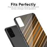 Diagonal Slash Pattern Glass Case for Poco M2 Pro