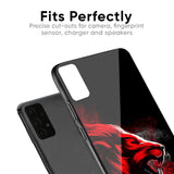 Red Angry Lion Glass Case for OnePlus 11 5G