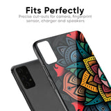 Retro Gorgeous Flower Glass Case for Samsung Galaxy A30s