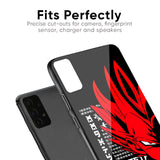 Red Vegeta Glass Case for Vivo V15 Pro