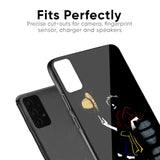 Luffy Line Art Glass Case for Xiaomi Mi 10