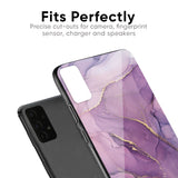 Purple Gold Marble Glass Case for Samsung Galaxy A30s