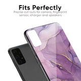 Purple Gold Marble Glass Case for Samsung Galaxy F41