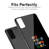 Go Your Own Way Glass Case for Samsung Galaxy A30s