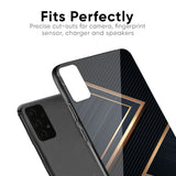 Sleek Golden & Navy Glass Case for Samsung Galaxy Note 10 lite