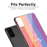 Lucky Abstract Glass Case for Samsung Galaxy A30s