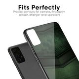 Green Leather Glass Case for Oppo Reno 3