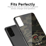 Army Warrior Glass Case for Samsung Galaxy F41