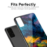 Multicolor Oil Painting Glass Case for OnePlus 7T Pro