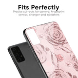 Shimmer Roses Glass case for Samsung Galaxy M54 5G
