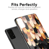 Bronze Abstract Glass Case for Vivo V27 5G