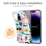 Happy Doodle Soft Cover for iPhone 8 Plus