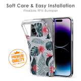 Retro Floral Leaf Soft Cover for iPhone 7