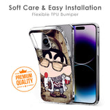 Nerdy Shinchan Soft Cover for iPhone 8 Plus