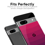 Wavy Pink Pattern Glass Case for Google Pixel 8