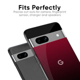 Wine Red Glass Case For Google Pixel 8 Pro