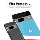 Pink & White Stripes Glass Case For Google Pixel 8 Pro