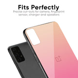 Pastel Pink Gradient Glass Case For OnePlus 7T Pro