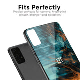 Golden Splash Glass Case for OnePlus 11 5G