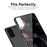 Tropical Art Flower Glass Case for OnePlus 11 5G