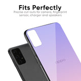 Lavender Gradient Glass Case for Oppo Find X2
