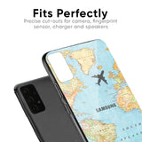 Fly Around The World Glass Case for Samsung Galaxy A50s