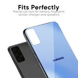 Vibrant Blue Texture Glass Case for Samsung Galaxy S10 lite