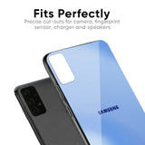 Vibrant Blue Texture Glass Case for Samsung Galaxy S10 Plus