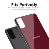 Classic Burgundy Glass Case for Samsung Galaxy A30s