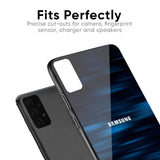 Blue Rough Abstract Glass Case for Samsung Galaxy Note 10