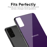 Dark Purple Glass Case for Samsung Galaxy A30s